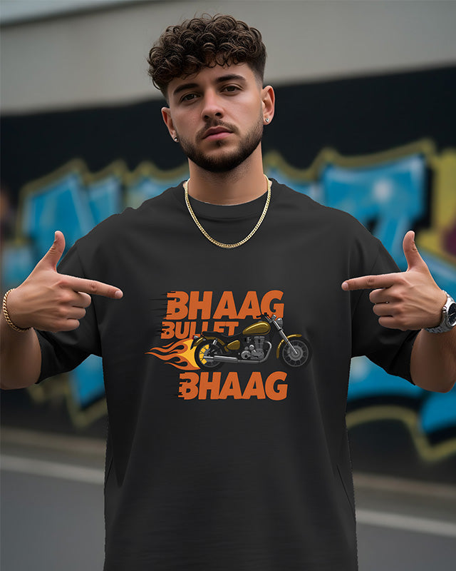 Bhag Bullet Bhag Oversized T-Shirt