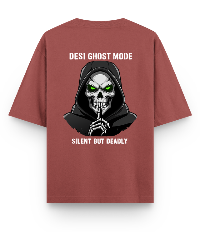 Skull Ghost Oversized T-Shirt