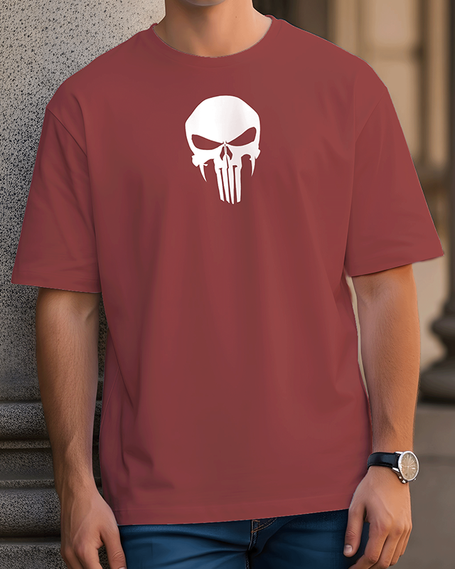 Skull Ghost Oversized T-Shirt