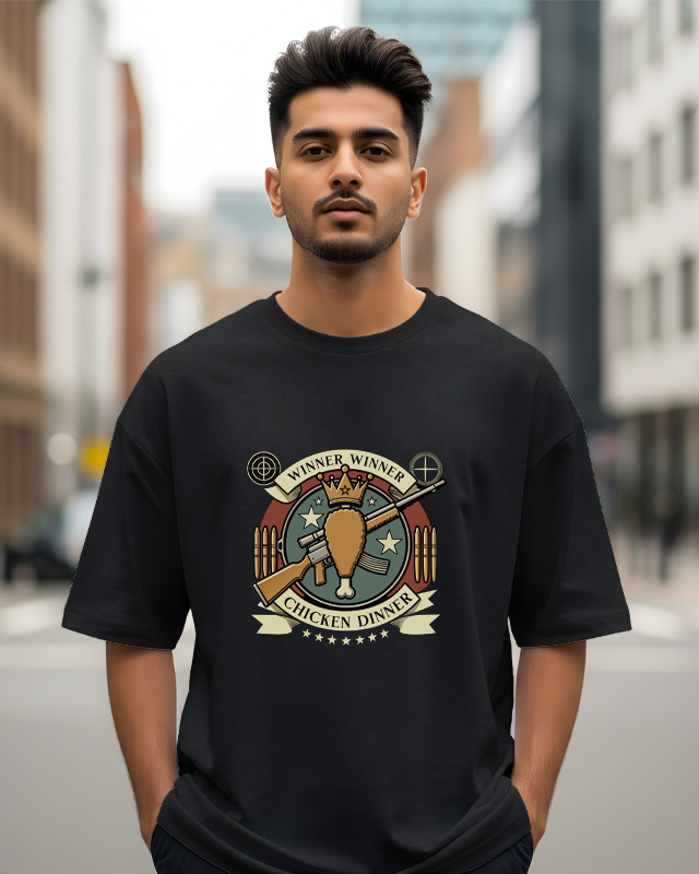 WINNER WINNER CHICKEN DINNER - Oversized T-Shirt