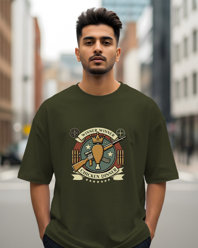 WINNER WINNER CHICKEN DINNER - Oversized T-Shirt
