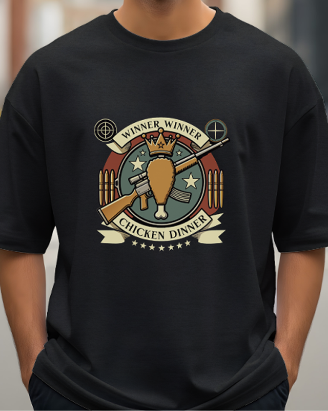 WINNER WINNER CHICKEN DINNER - Oversized T-Shirt
