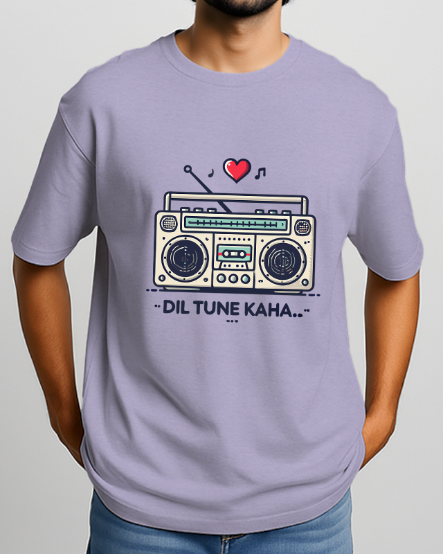 DIL TUNE KAHA - Oversized T-Shirt