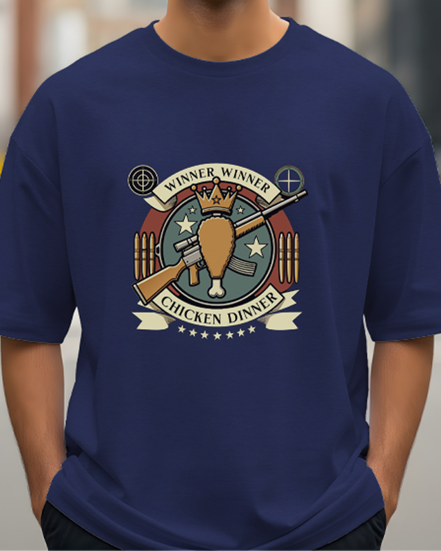 WINNER WINNER CHICKEN DINNER - Oversized T-Shirt