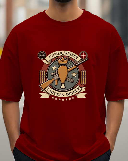 WINNER WINNER CHICKEN DINNER - Oversized T-Shirt