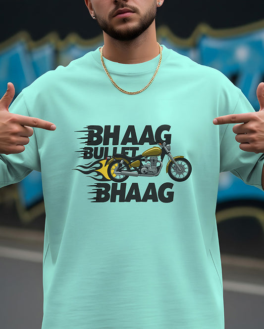 Bhag Bullet Bhag Oversized T-Shirt