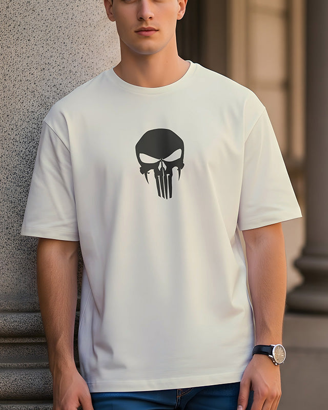 Skull Ghost Oversized T-Shirt