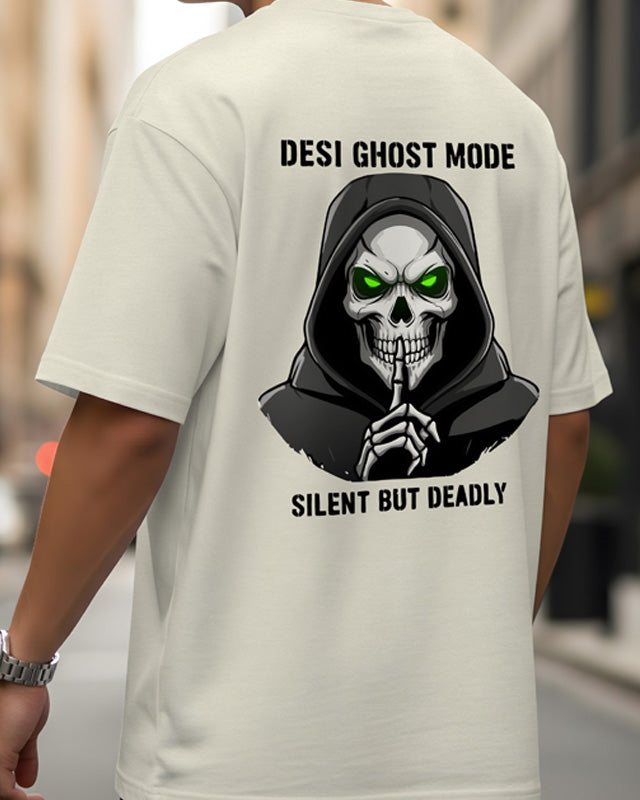 Skull Ghost Oversized T-Shirt
