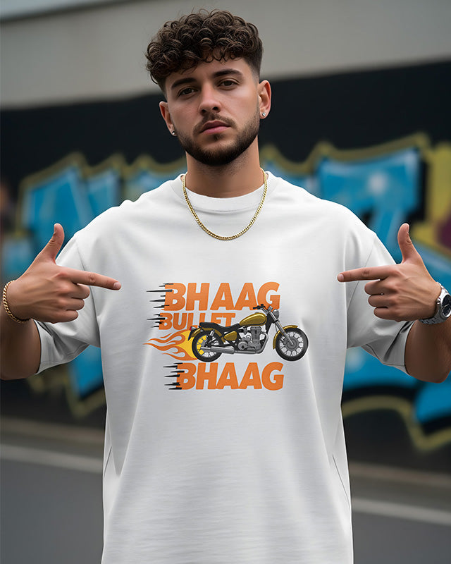 Bhag Bullet Bhag Oversized T-Shirt