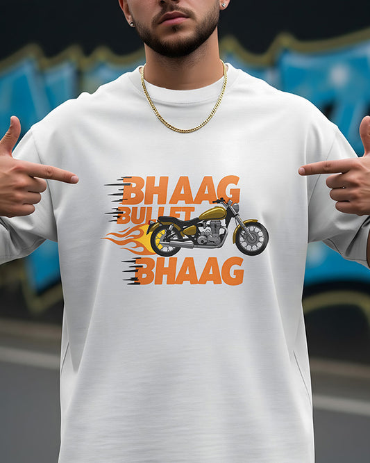 Bhag Bullet Bhag Oversized T-Shirt