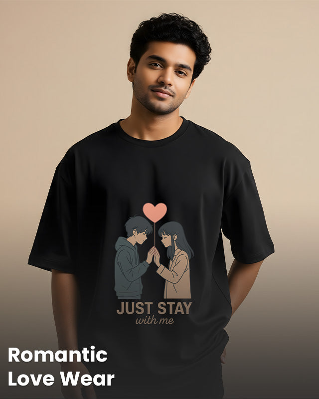 Romantic T-shirt with heart design