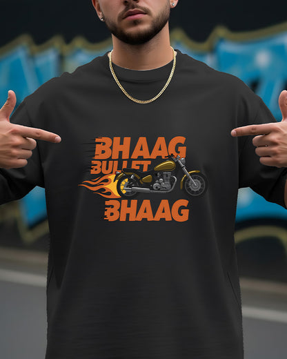 Bhag Bullet Bhag Oversized T-Shirt