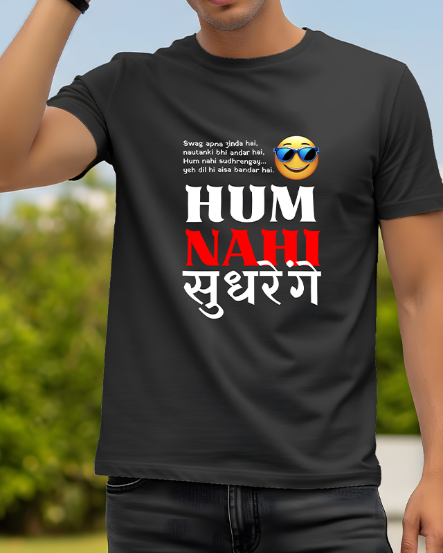 Hum Nahi Sudrenge Regular T-Shirt