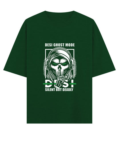 Desi Ghost Mode Oversized T-Shirt