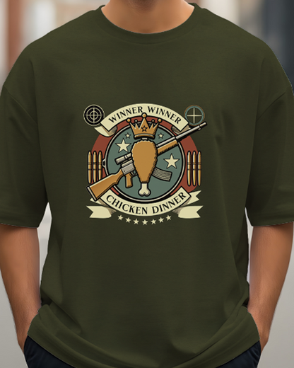 WINNER WINNER CHICKEN DINNER - Oversized T-Shirt