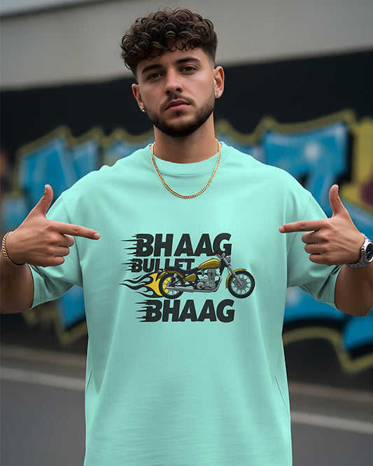 Bhag Bullet Bhag Oversized T-Shirt
