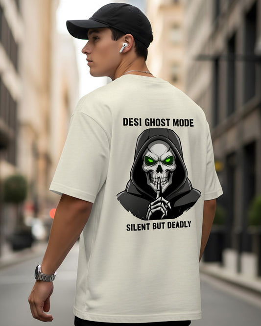 Skull Ghost Oversized T-Shirt