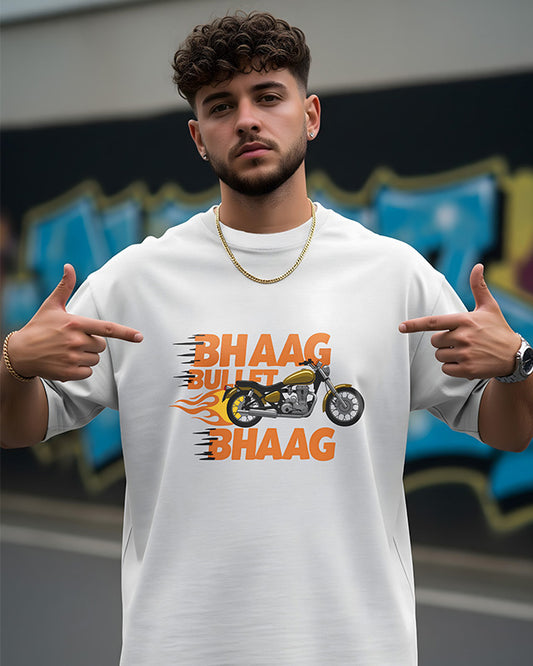 Bhag Bullet Bhag Oversized T-Shirt